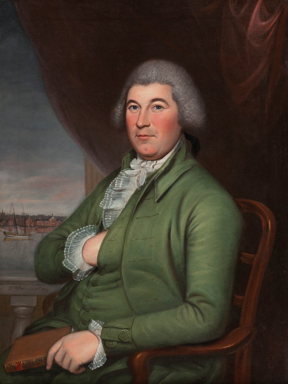 Christopher Hughes door Charles Willson Peale