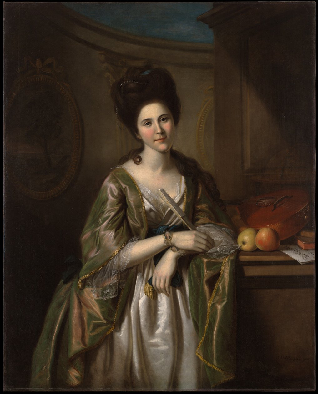 Deborah McClenachan Stewart (1763-1823) door Charles Willson Peale