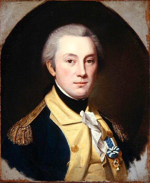 Generaal William North door Charles Willson Peale