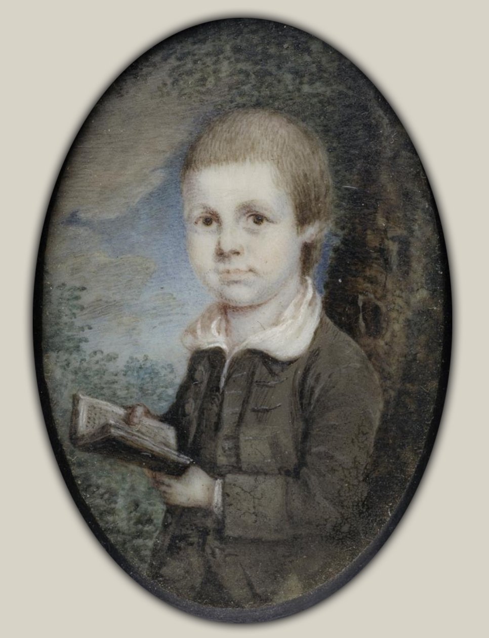 Portret van een jonge jongen door Charles Willson Peale