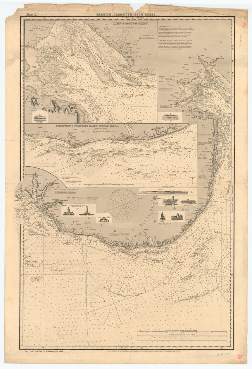 Engeland Oostkust: Harwich tot Flamborough Head door Charles Wilson
