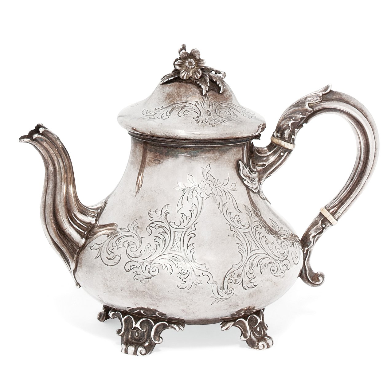 Victoriaanse theepot, 1849 door Charles and Storer Reily