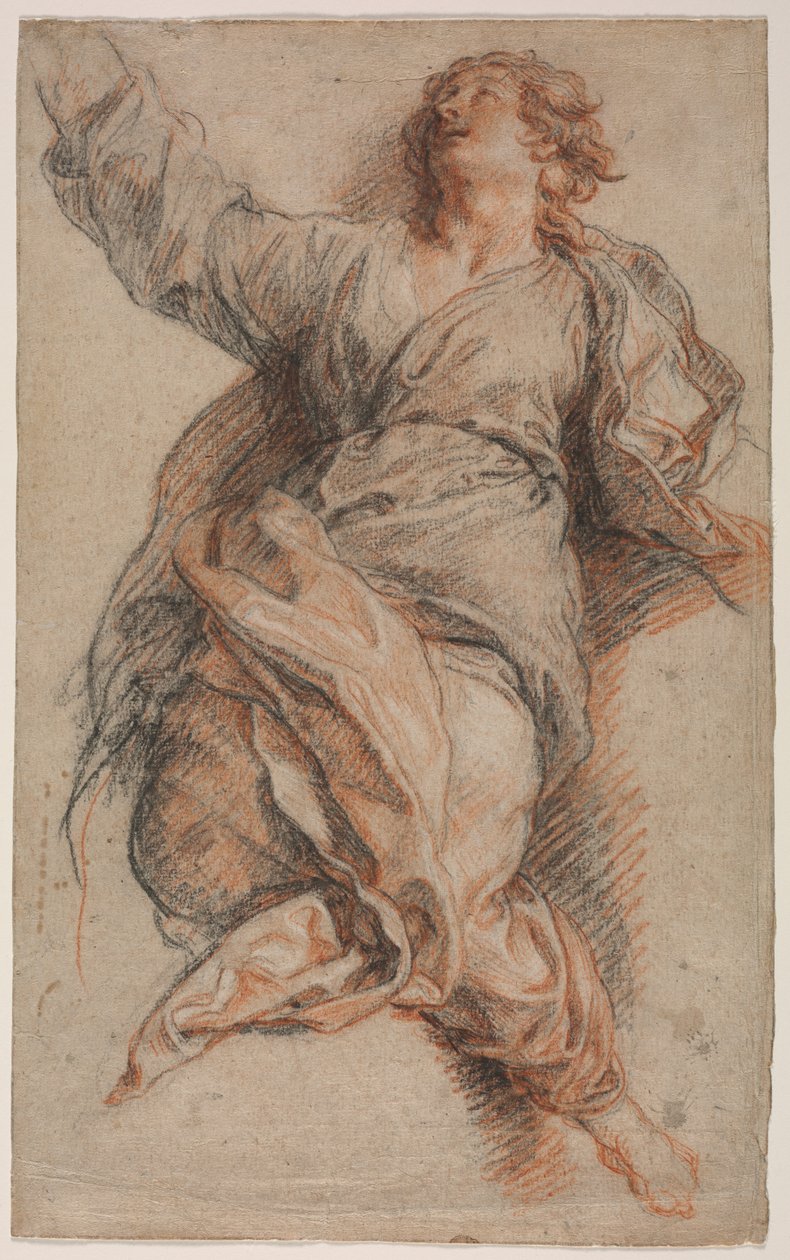 St. Johannes de Evangelist, ca. 1700-1702 door Charles de la Fosse