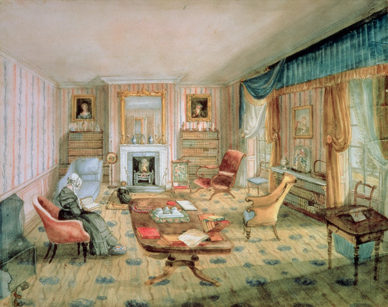 De salon, White Barnes, f.55 uit een 
