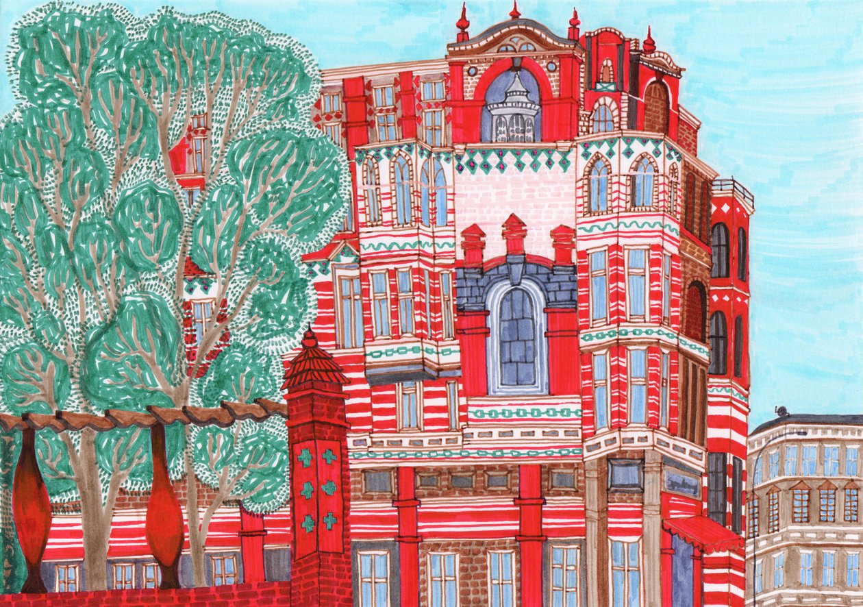 Badstraße in Wedding, 2017 door Charlotte Orr