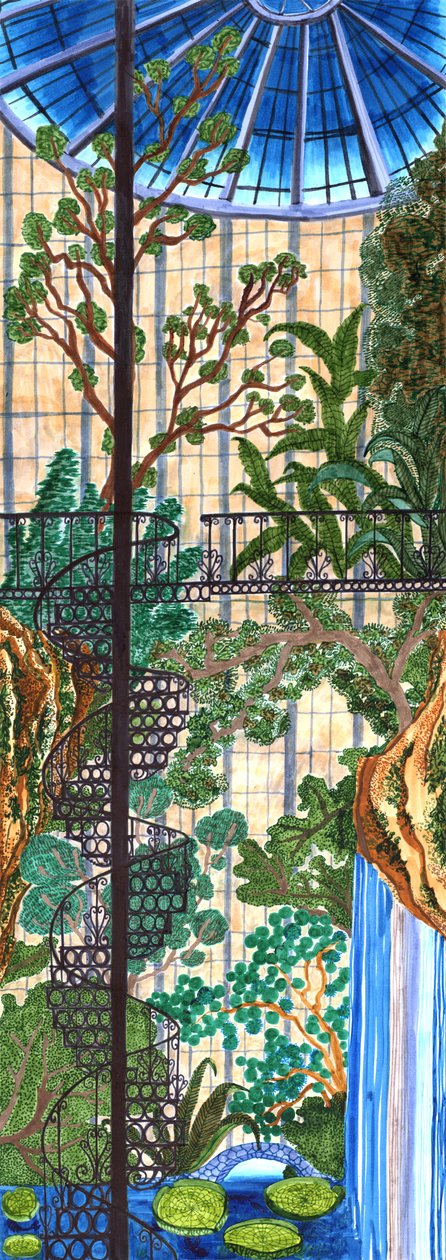 Japanse Tuin, 2019 door Charlotte Orr