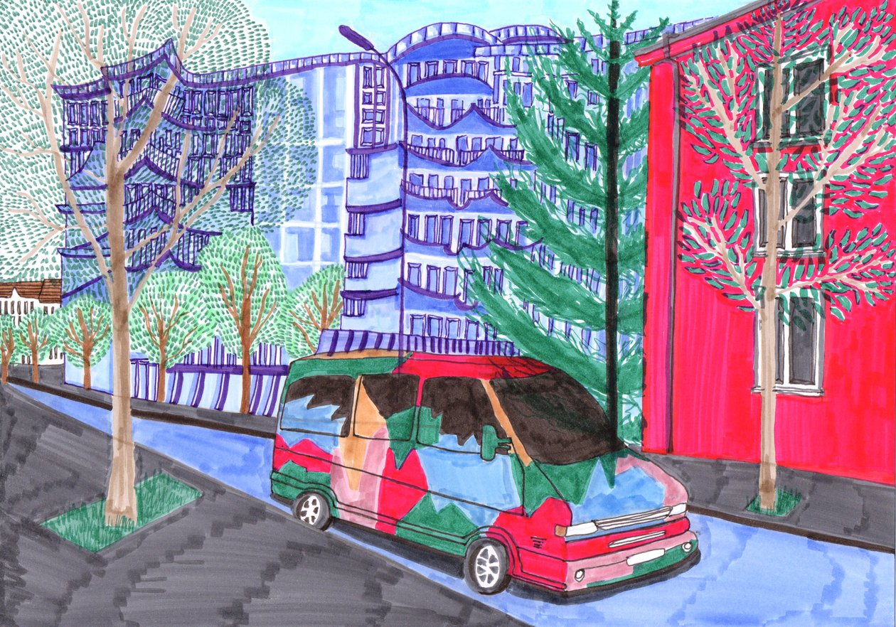 Koloniestraße, Bruiloft door Charlotte Orr