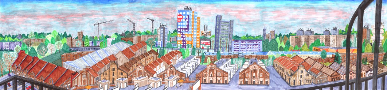 Storkower Straße, 2017 door Charlotte Orr