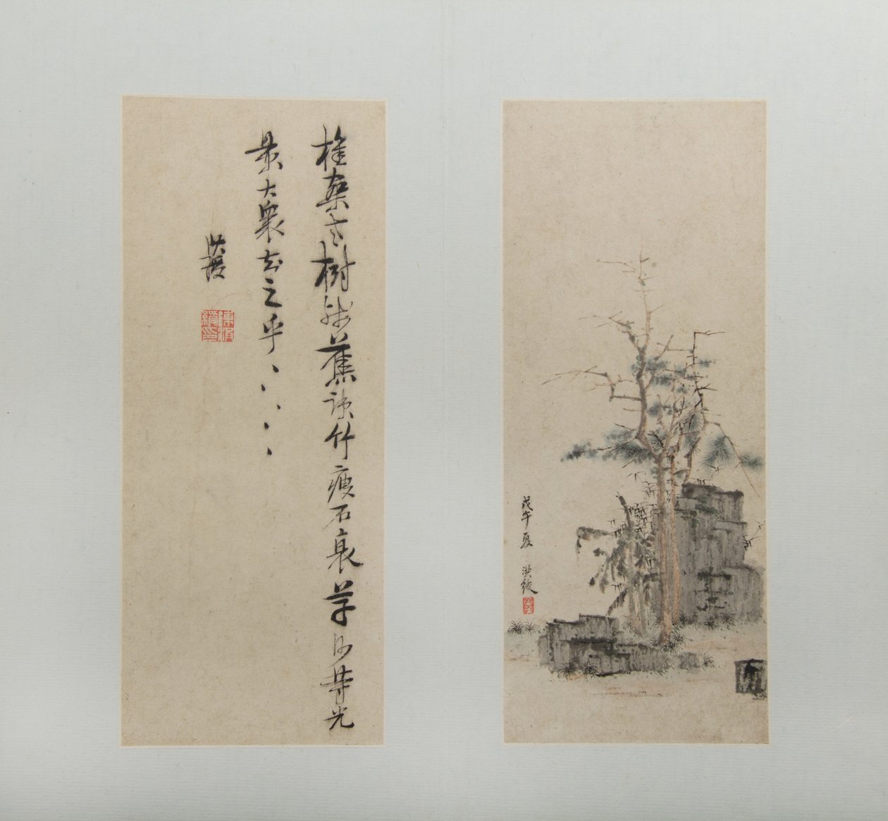 Landschappen, Figuren en Bloemen door Chen Hongshou