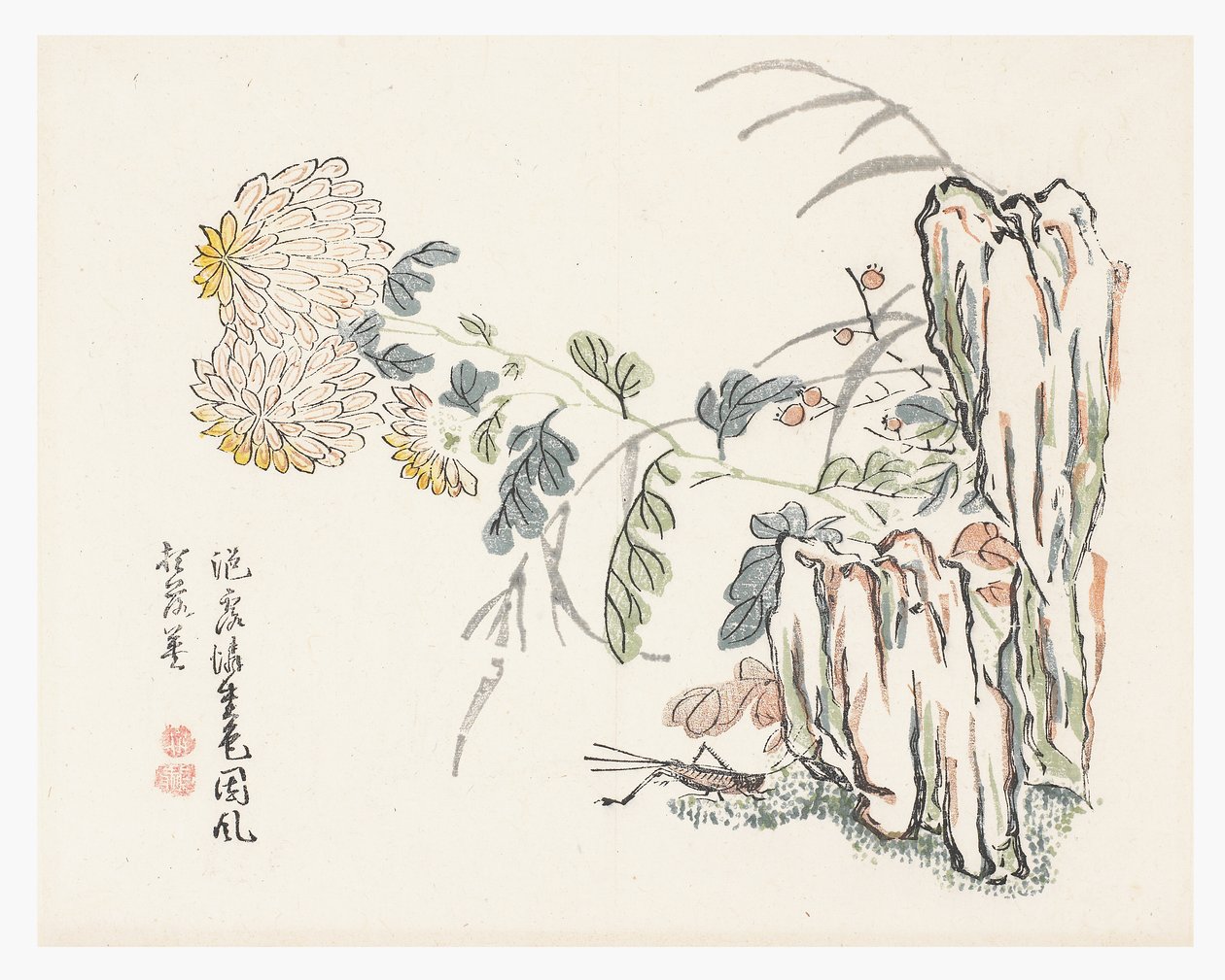 Chrysant, Mustard Seed Garden Manual door Cheng An (after)
