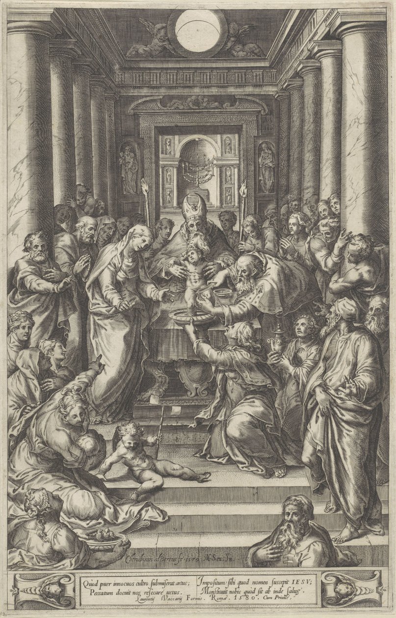 Besnijdenis van Christus door Cherubino Alberti