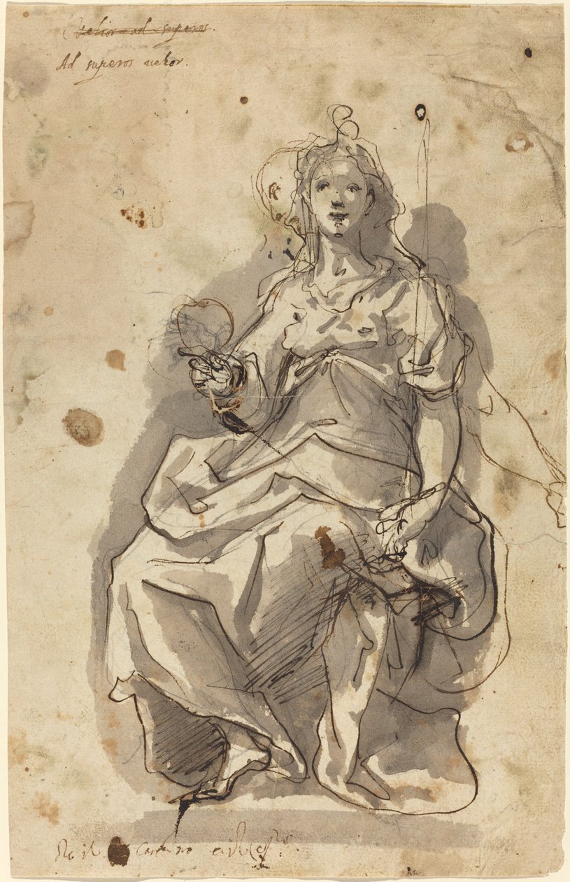 Gerechtigheid door Cherubino Alberti