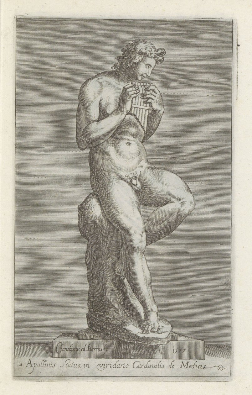 Sculptuur van Apollo door Cherubino Alberti