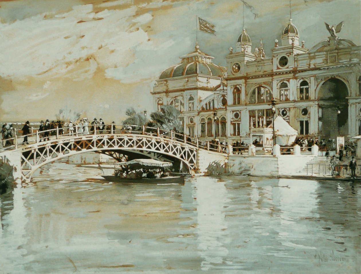 Columbiaanse tentoonstelling, Chicago door Childe Hassam