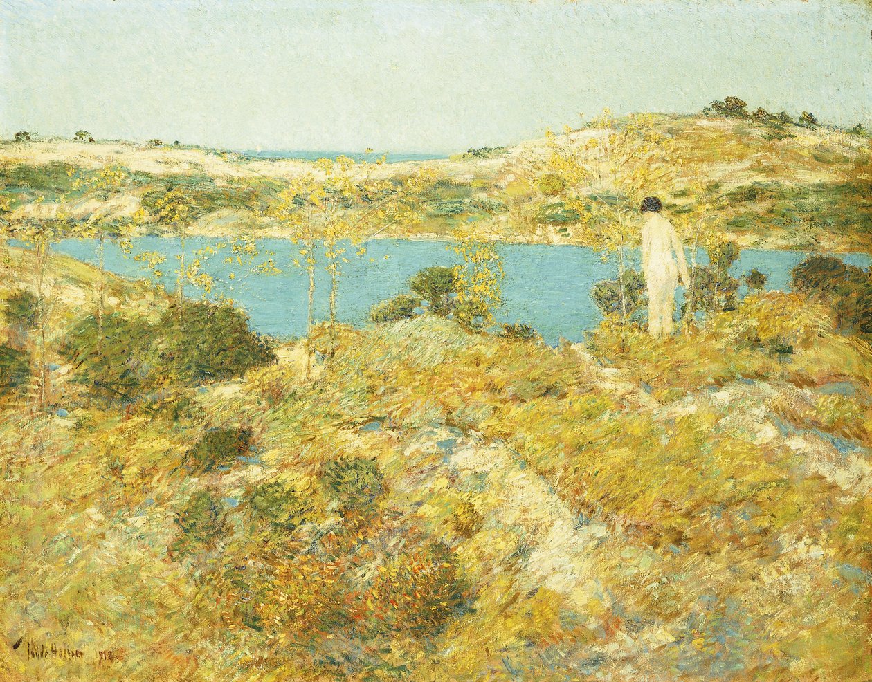 Duinpoel door Childe Frederick Hassam