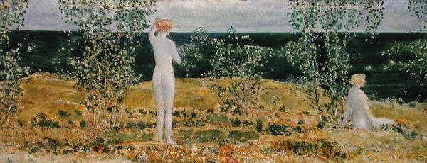 Montauk door Childe Frederick Hassam