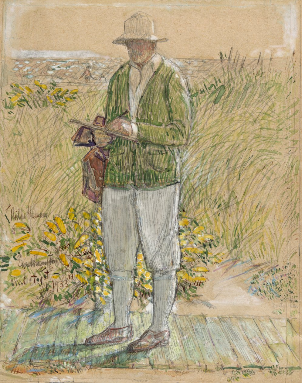 Childe Hassam, Zelfportret door Childe Hassam
