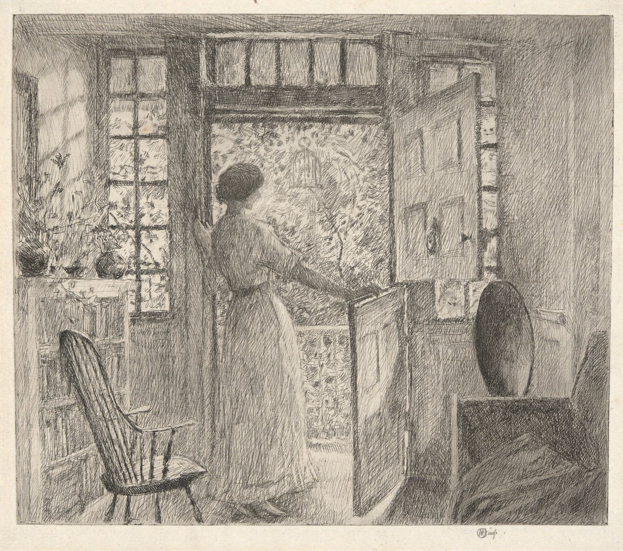 Nederlandse deur door Childe Hassam