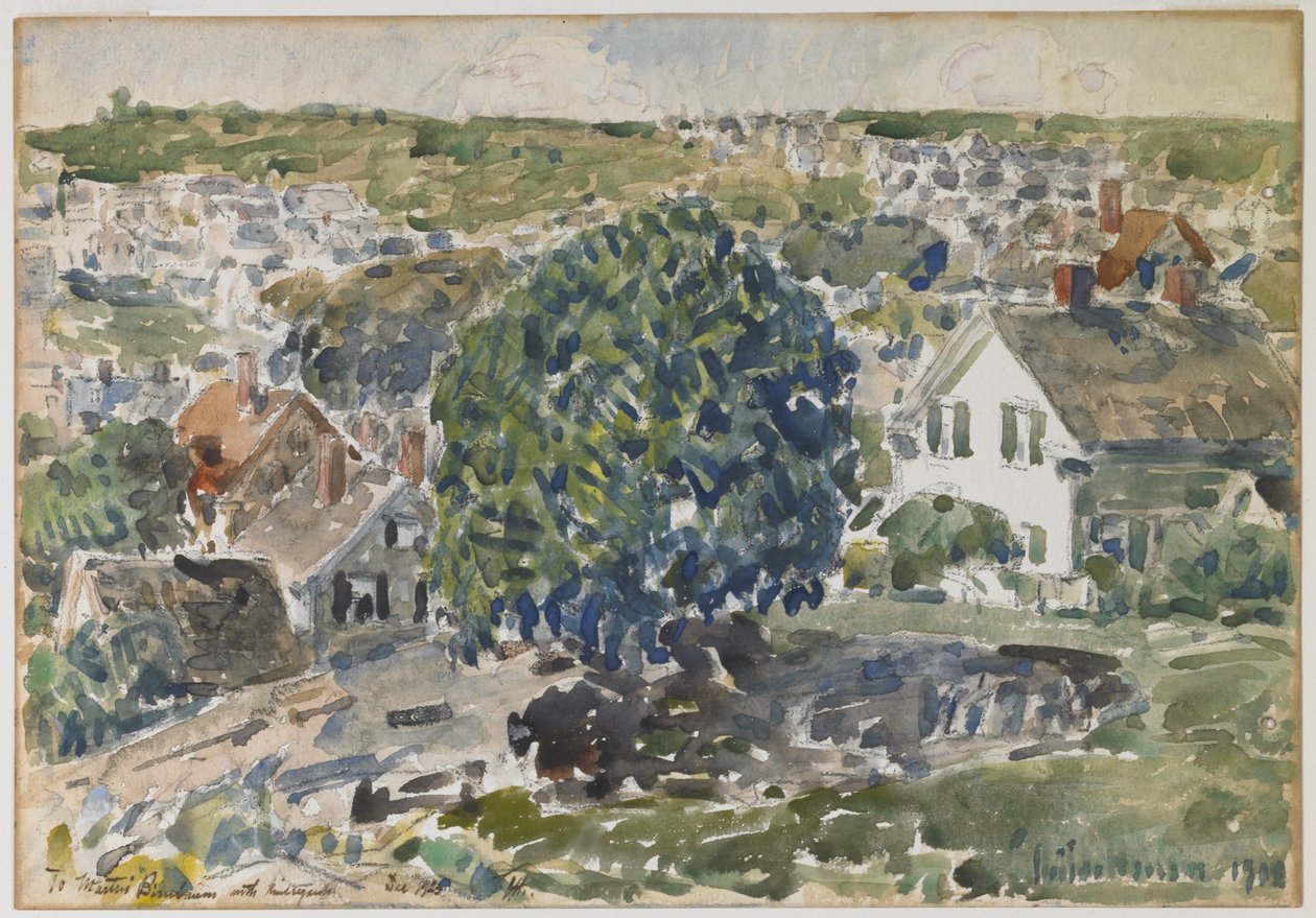 Landschap door Childe Hassam