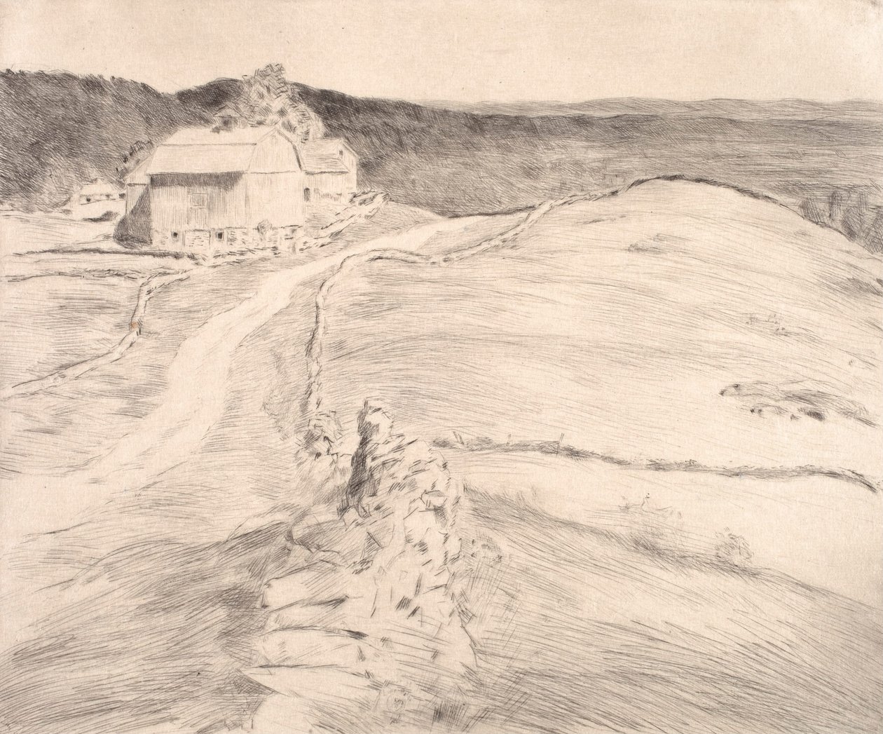 Long Ridge door Childe Hassam
