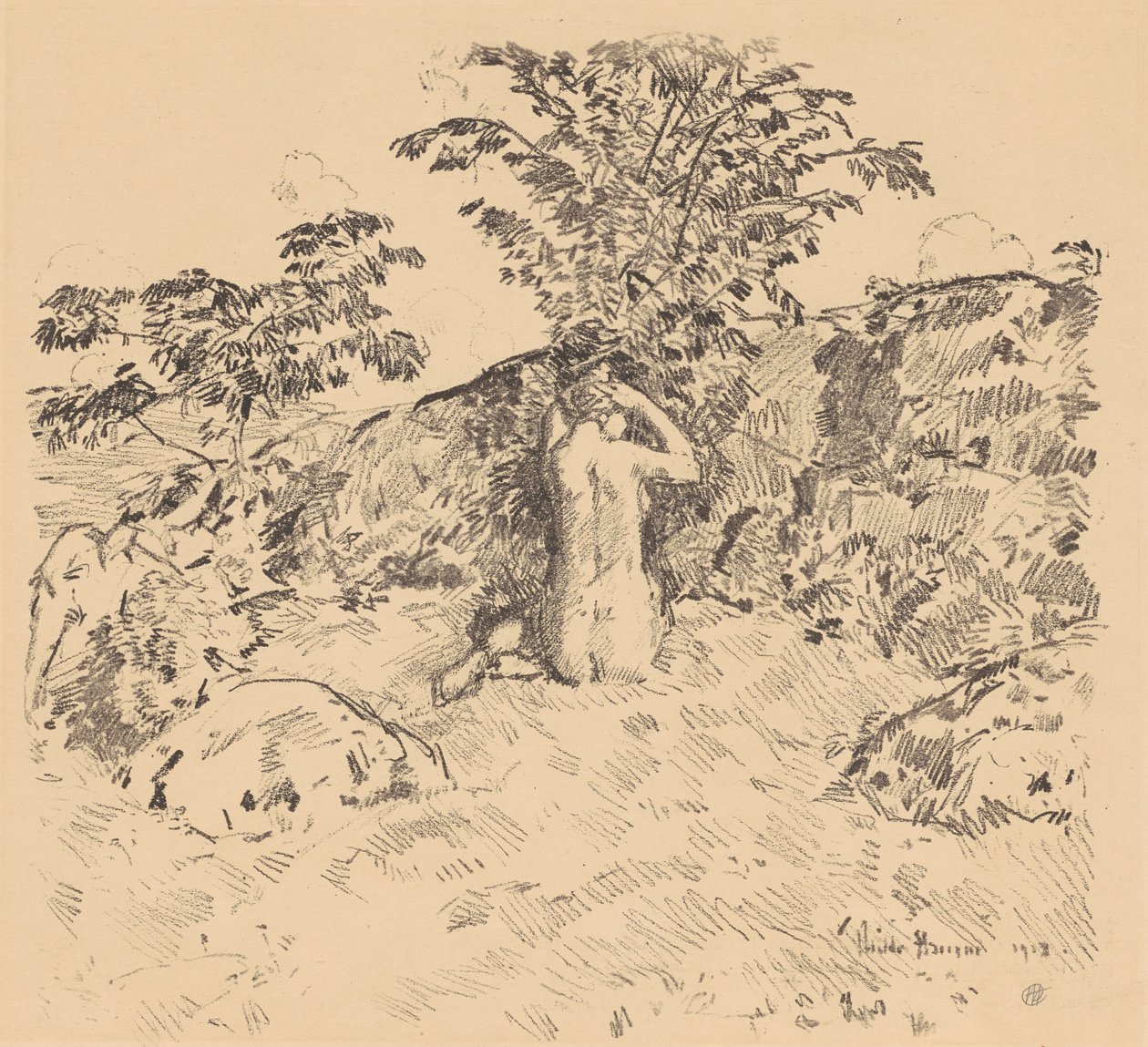 De Wilde Kersenboom door Childe Hassam