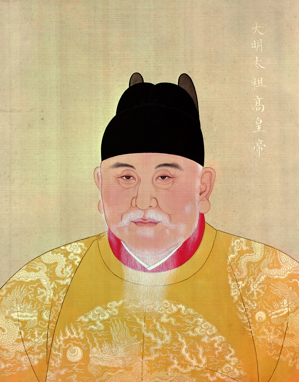 Keizer Chu Yuan-Chang (1328-98) Stichter van de Ming-dynastie door Chinese School
