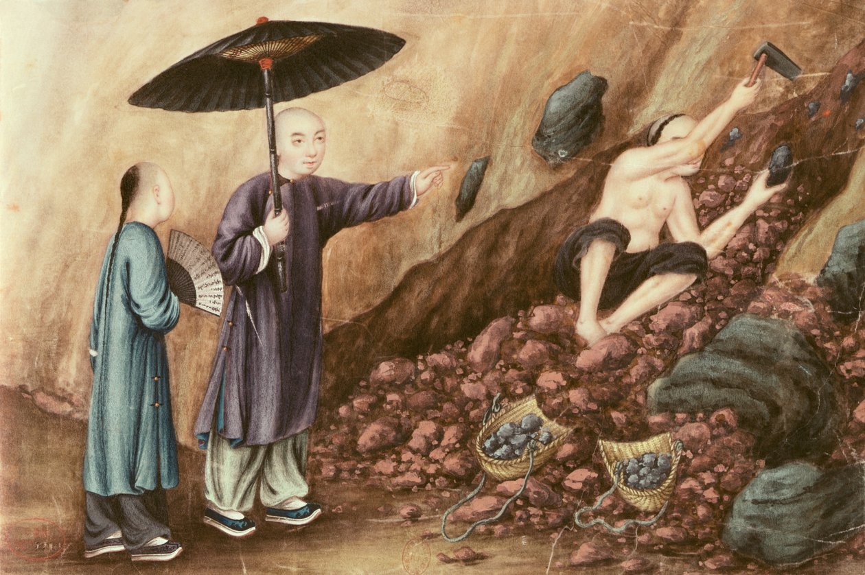 Zoeken naar ijzererts door Chinese School