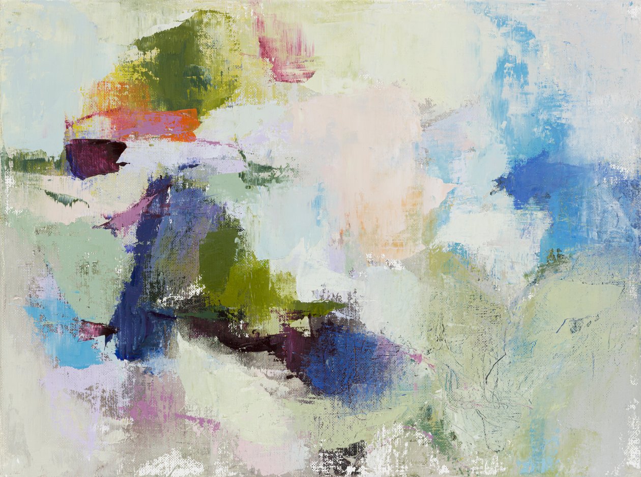 Abstracte compositie, 2020 (olieverf op doek) door Ching Fun Tso