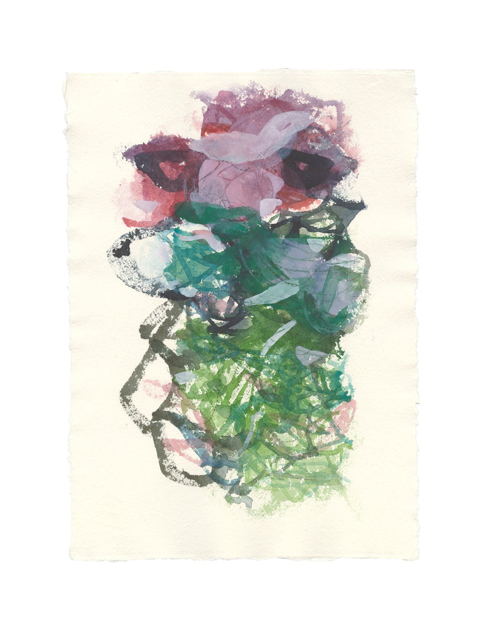 Abstracte compositie, organische serie, 2022 door Ching Fun Tso