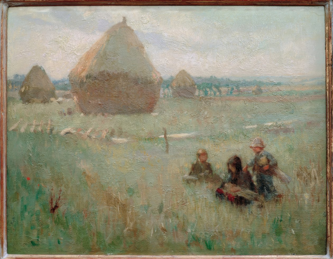 In het hooiveld door Christabel A. Cockerell