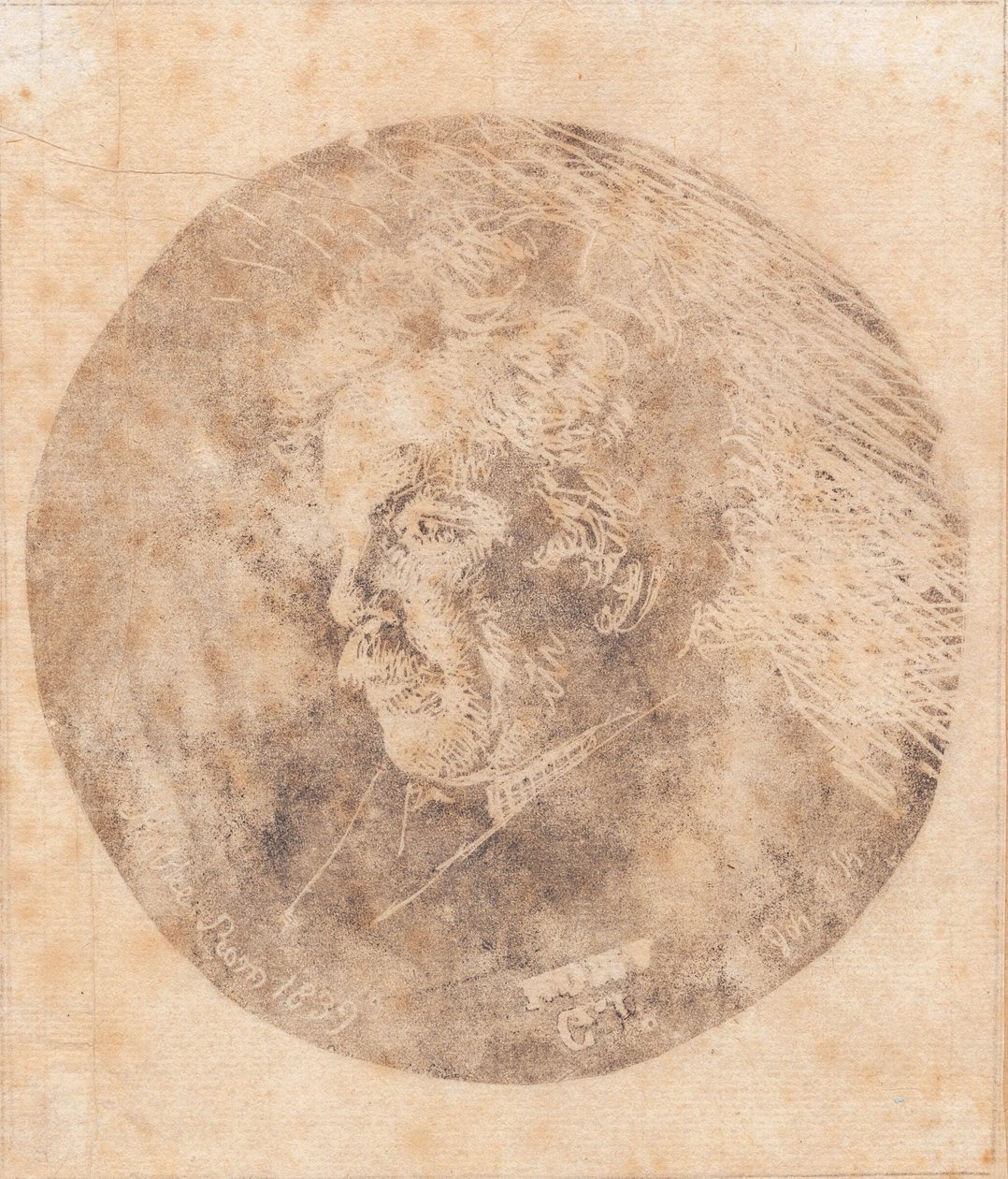Portret van de Zweedse kapitein Kronstrand door Christen Købke