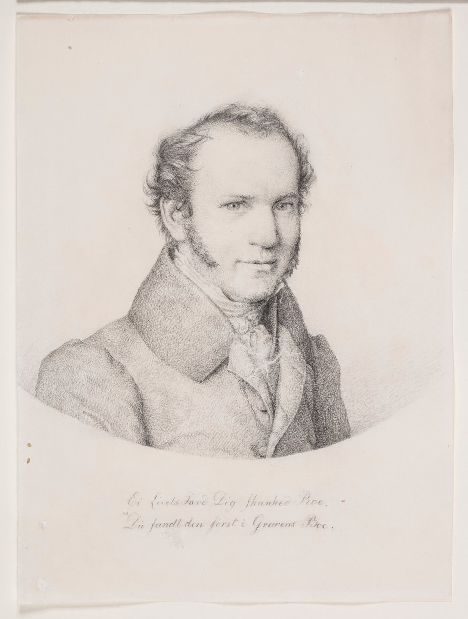 Portret van Niels Schyth door Christen Købke