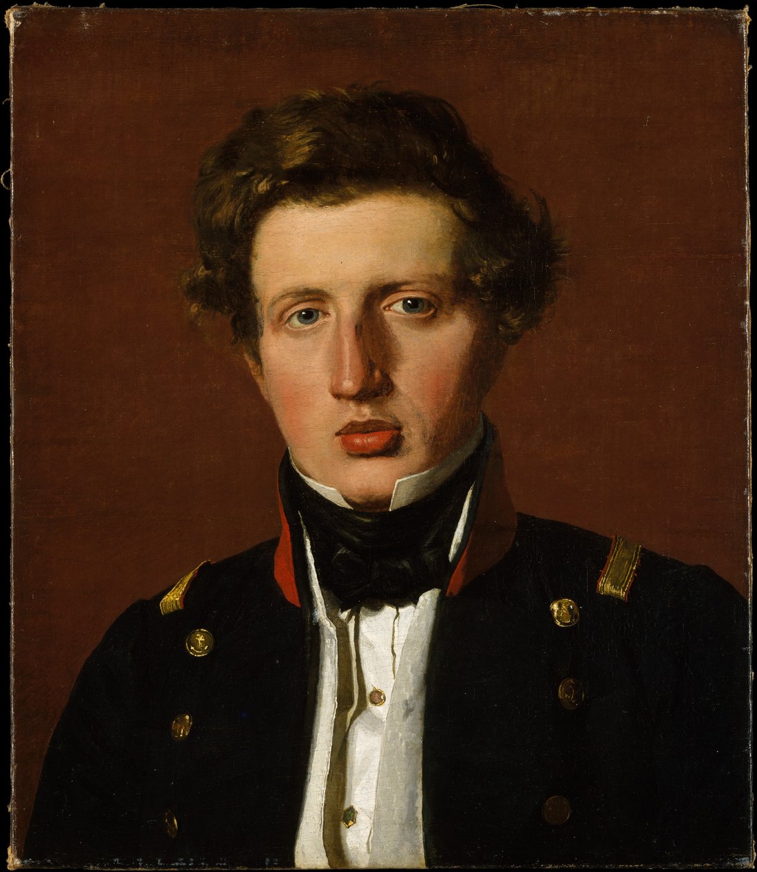 Valdemar Hjartvar Købke (1813–1893), de broer van de kunstenaar door Christen Købke
