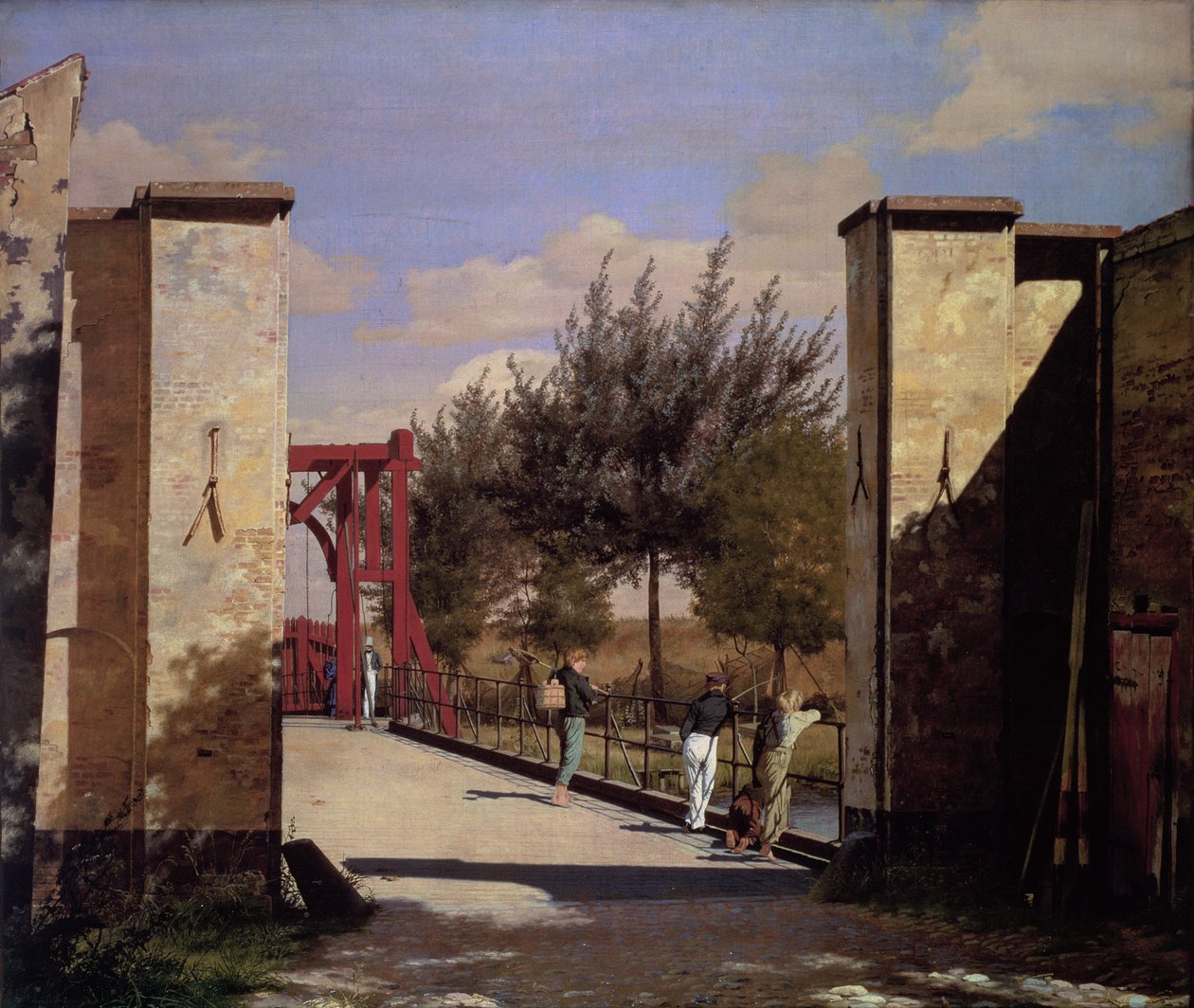 De Noordpoort van de Citadel, 1834 door Christen Schjellerup Kobke