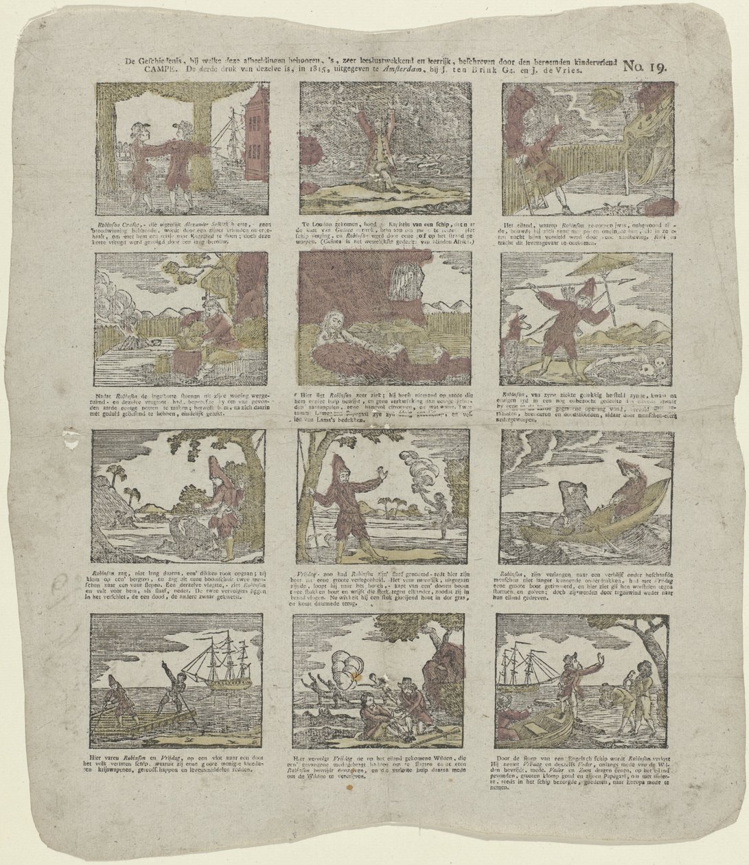De geschiedenis, bij welke deze afbeeldingen behooren, is, zeer leeslustwekkend en leerrijk, beschreven door den beroemden kindervriend door Christiaan Jacob Schuyling