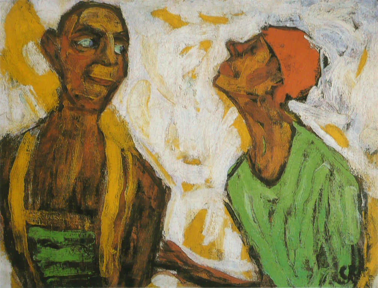 Clownsgesprek door Christian Rohlfs