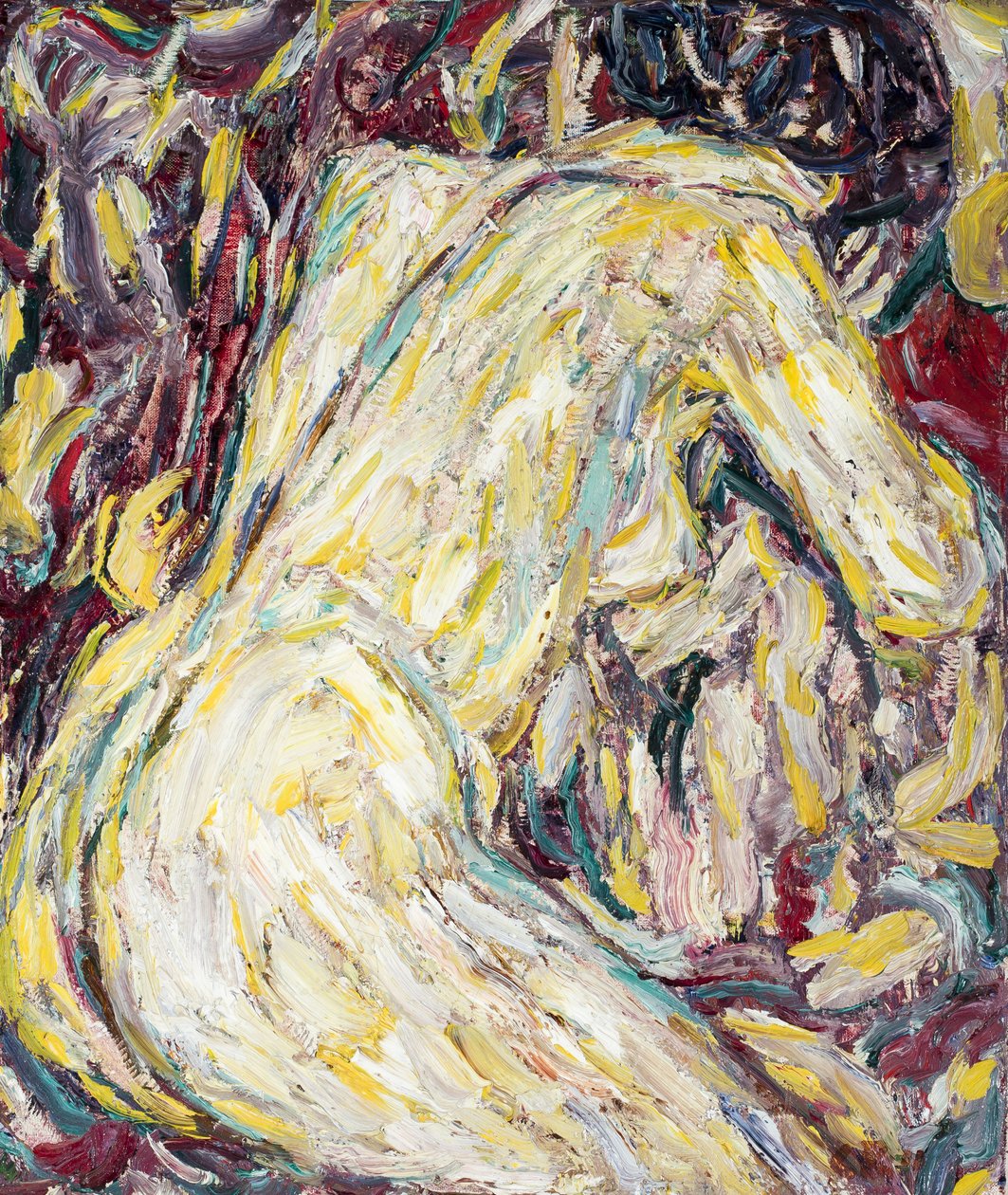 Naakt, 1911 door Christian Rohlfs