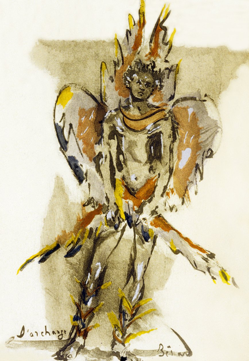 Illustratie uit "Amphitryon 38" door Jean Giraudoux door Christian Bérard