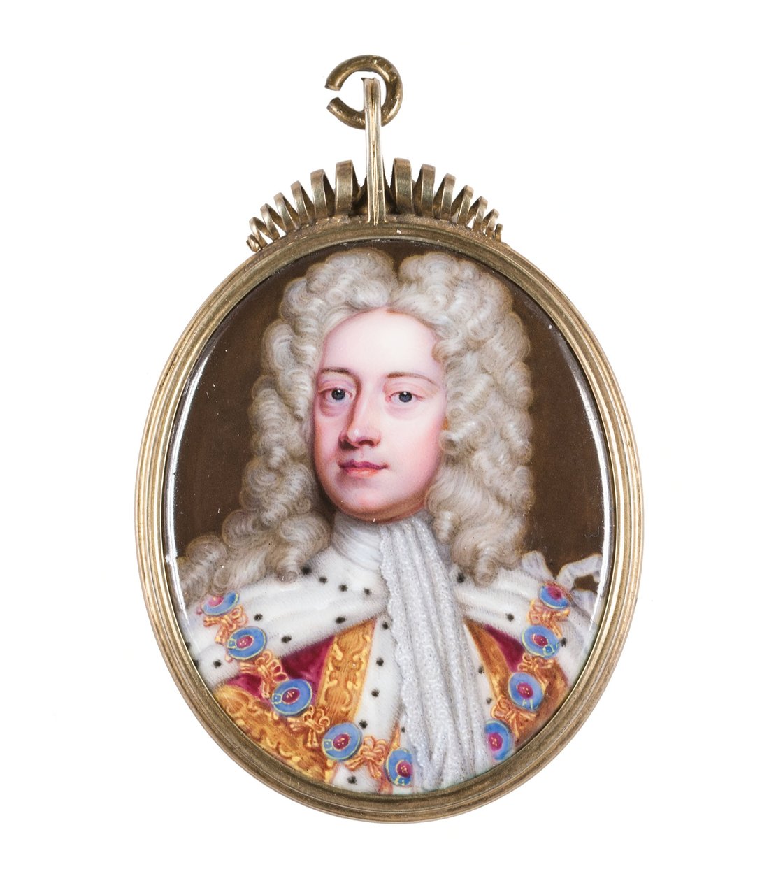 George II, koning van Engeland en Schotland door Christian Friedrich Zincke