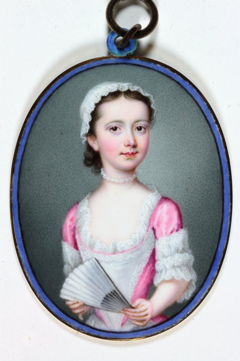 Lady Henrietta Cavendish Bentinck, later Gravin van Stamford, 1741 door Christian Friedrich Zincke