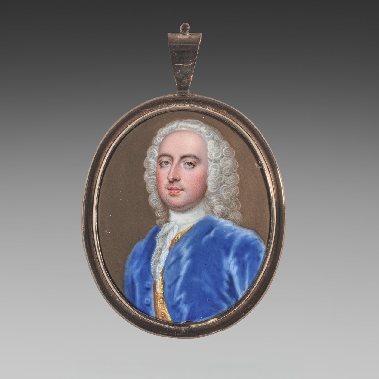 Portret van een man door Christian Friedrich Zincke