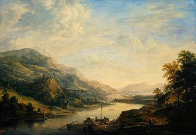 Main Regio, Duitsland, ca. 1750 door Christian Georg the Elder Schuetz