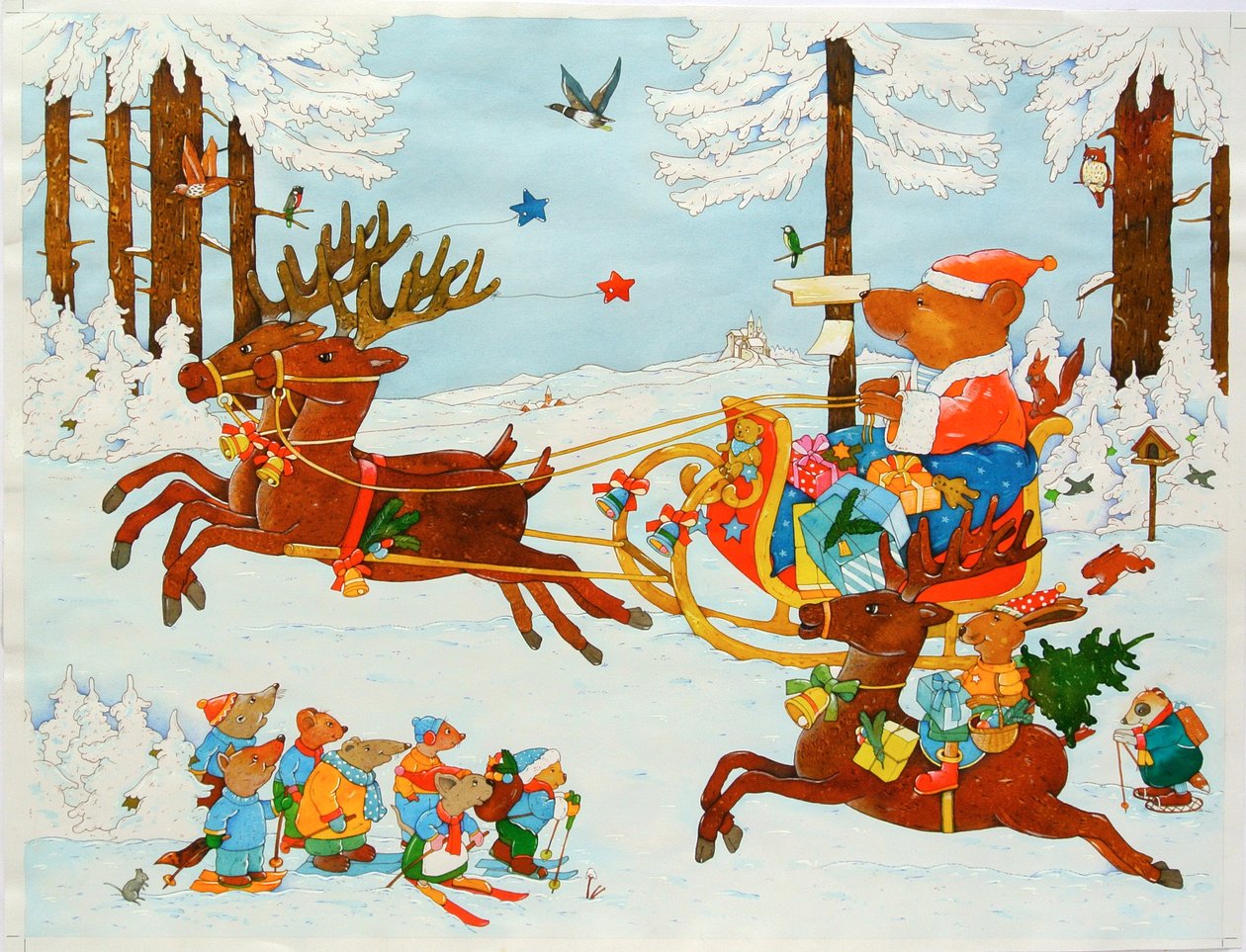 Kerstbeer door Christian Kaempf