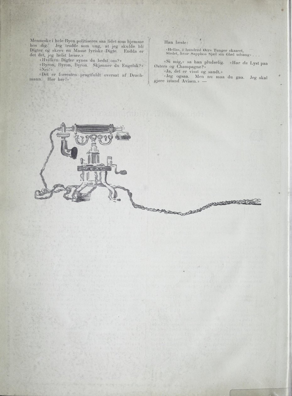 Illustratie uit het boek 12 van onze tijdgenoten van Krohg, Christian en uitgegeven door Feilberg & Landmark (Kristiania, 1895) door Christian Krohg