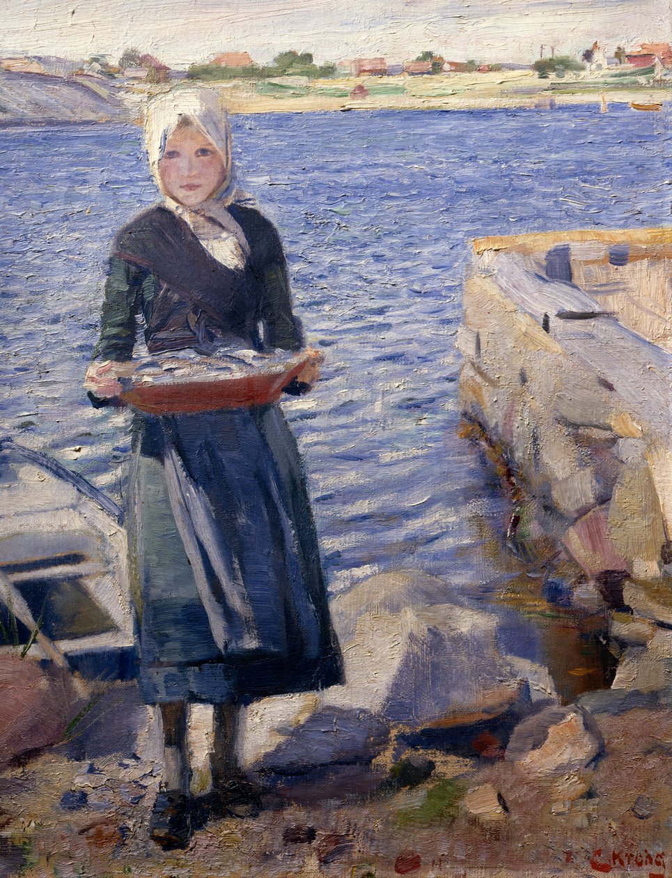 Zonneschijn door Christian Krohg