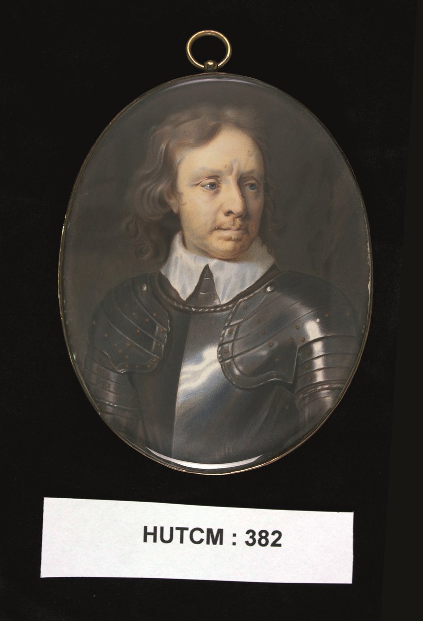 Oliver Cromwell, c.1698-30 door Christian Richter