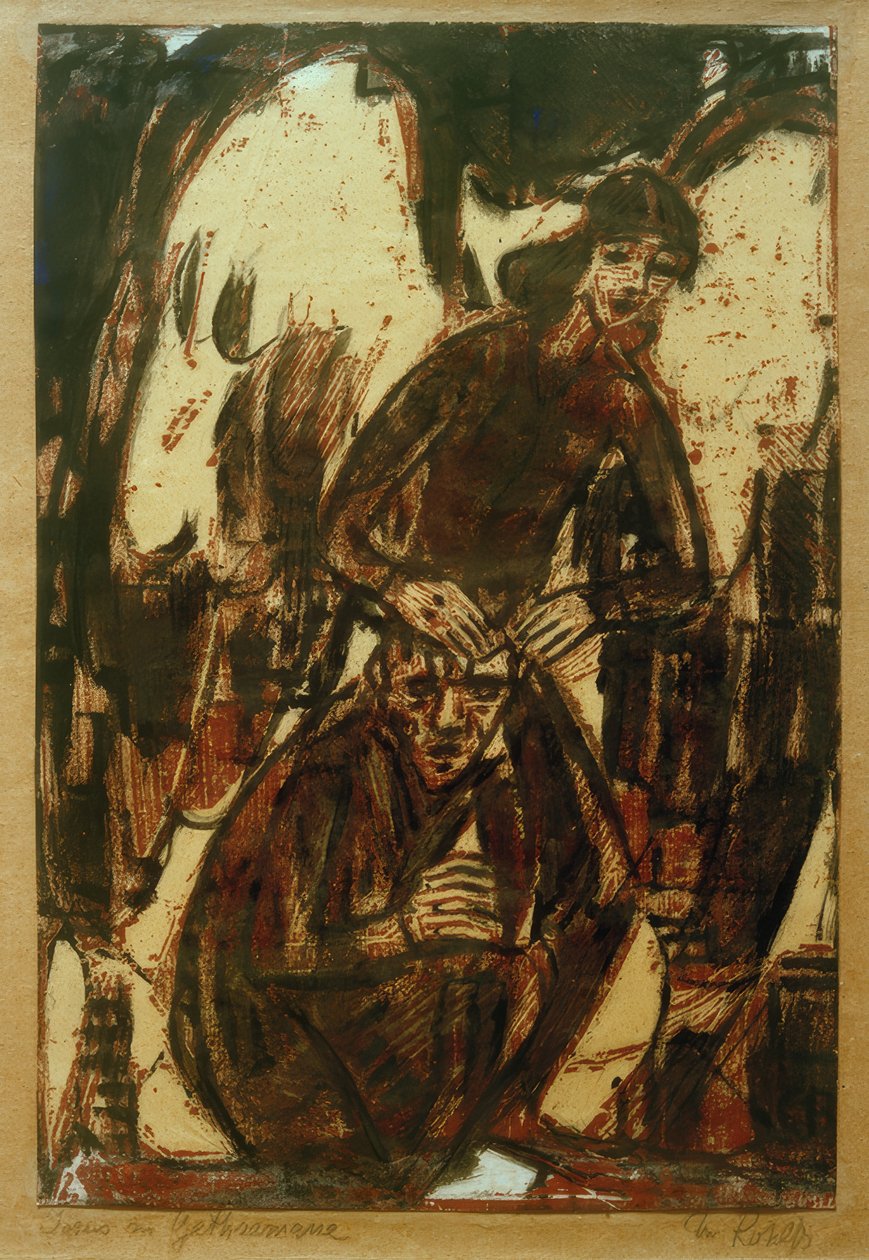 Gethsemane door Christian Rohlfs