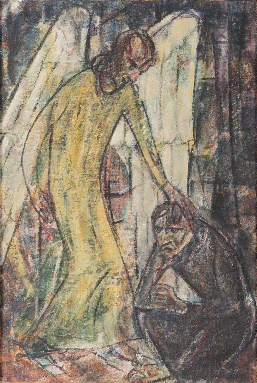 Getsemane / Christus in Getsemane door Christian Rohlfs