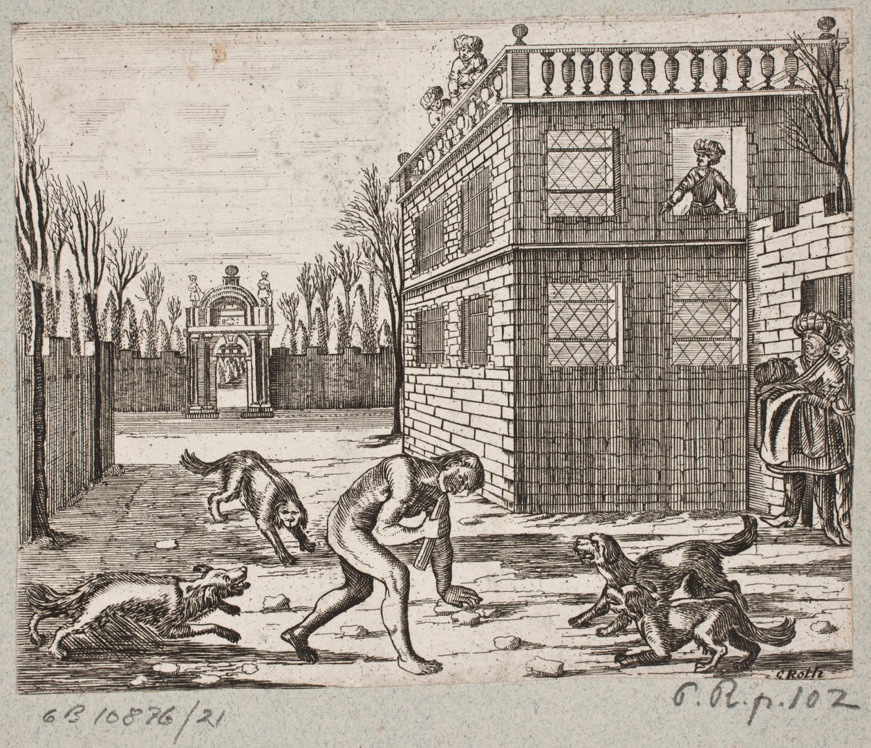 Illustratie bij Adam Olearius, "Persianischer Rosenthal von einem Sinnreichen Poeten Schich Saadi", Schleswig 1660 door Christian Rothgiesser