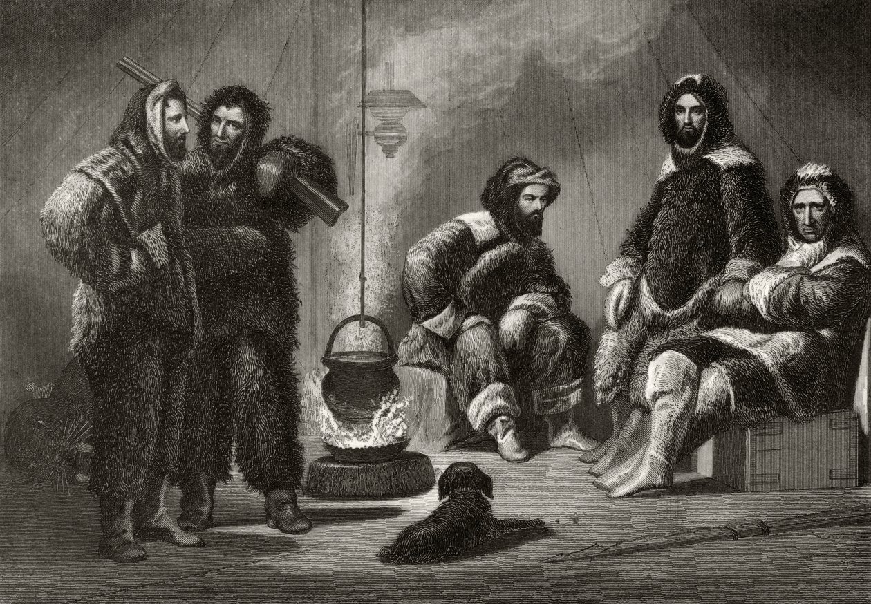Leven in de Brig, gegraveerd door J. McGoffin, uit 